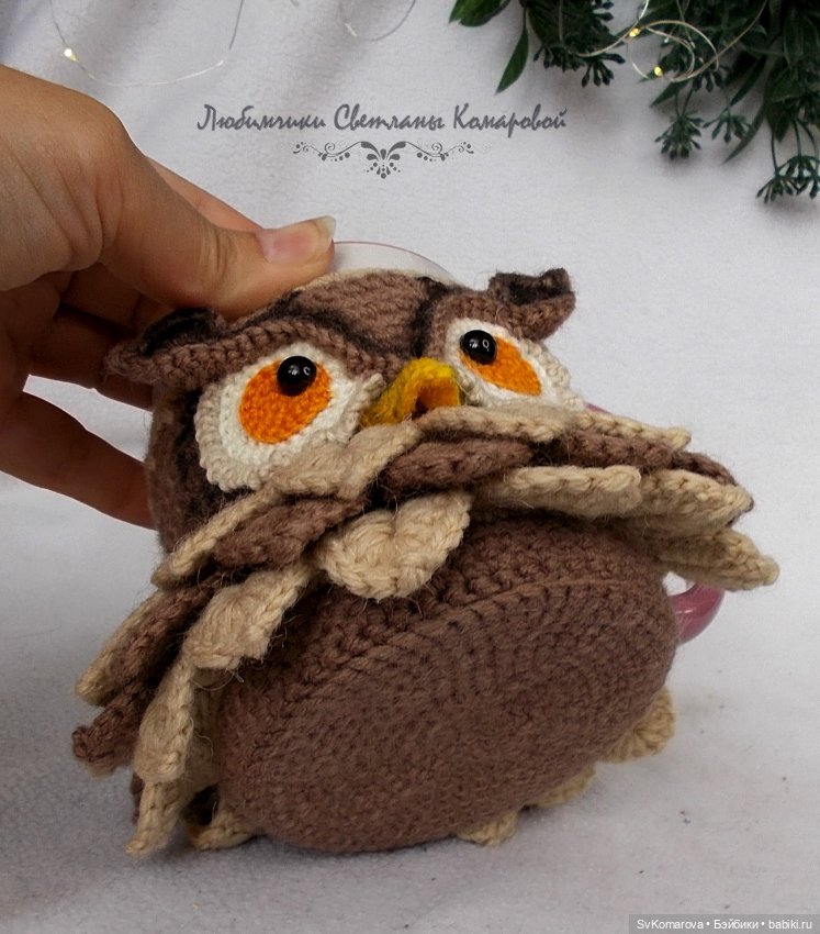 Сова- кружка в чехле — Авторские игрушки (фото 4)
