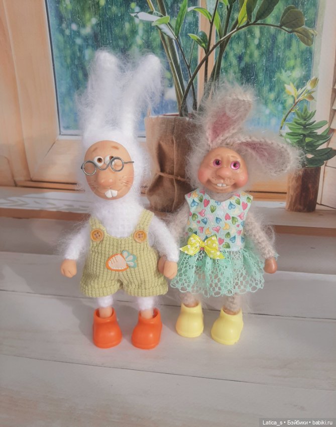 Зайка Нюрка — Авторские игрушки (фото 6)
