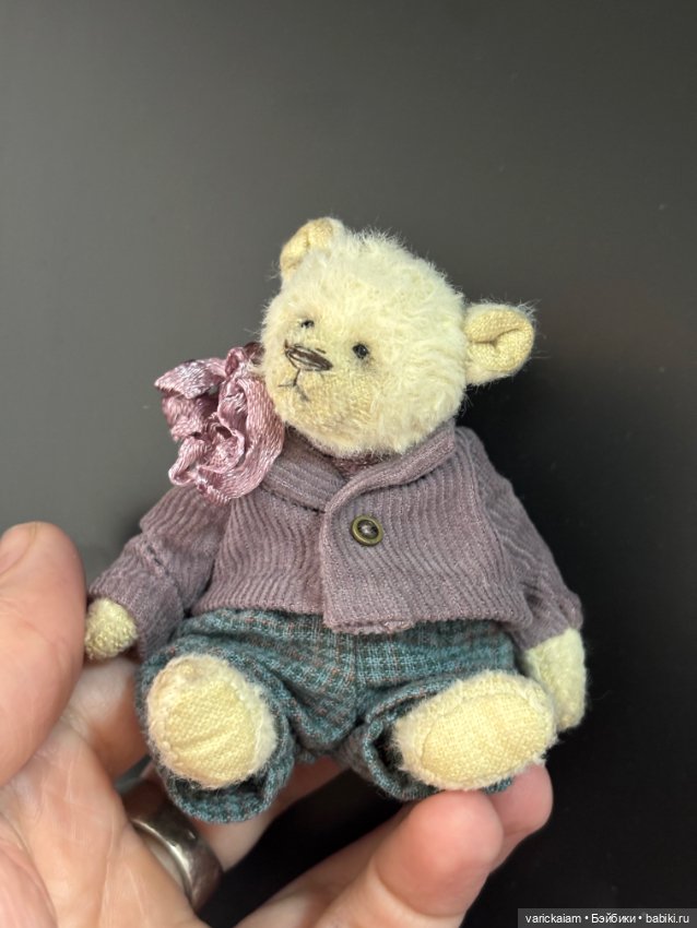 Мишка Тедди миниатюра — Авторские игрушки (фото 6)