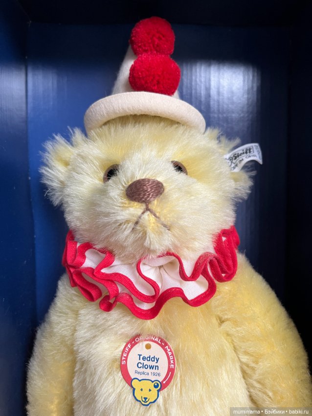 Мишка Steiff «Teddy-Clown» 1926 года — лимитированная реплика, 9159/10000 (фото 5)