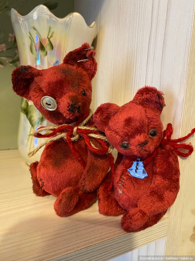 Пара Вишнёвых Медведей🍓 — Авторские игрушки (фото 5)