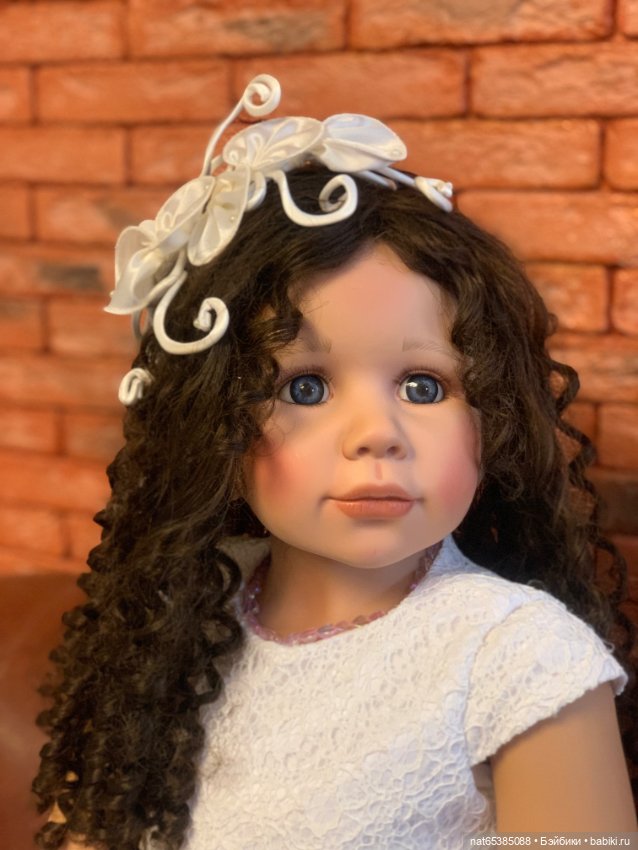 Большая коллекционная кукла (фото 6)
