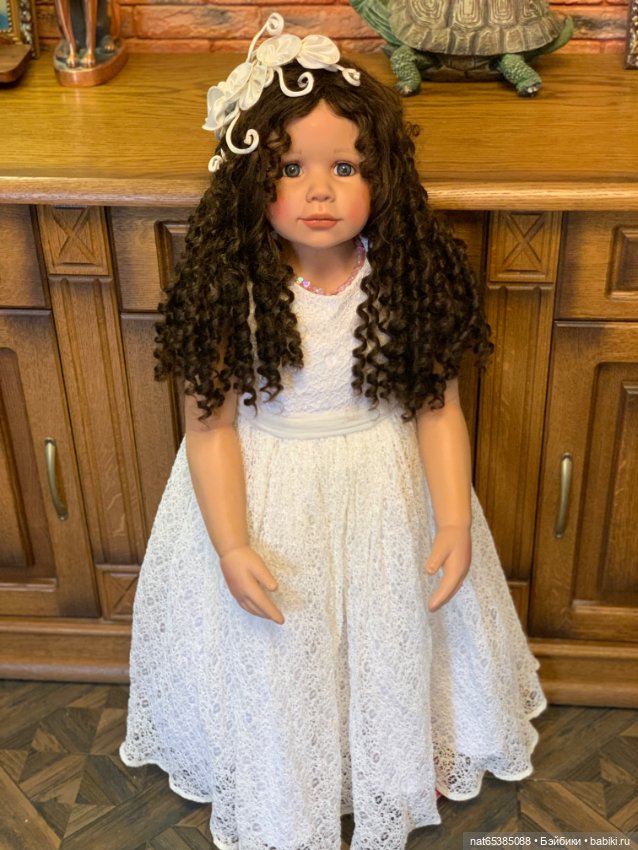 Большая коллекционная кукла (фото 10)