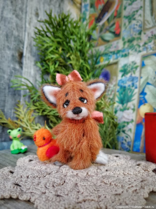 Мини лисик девочка с цыпой (фото 6)