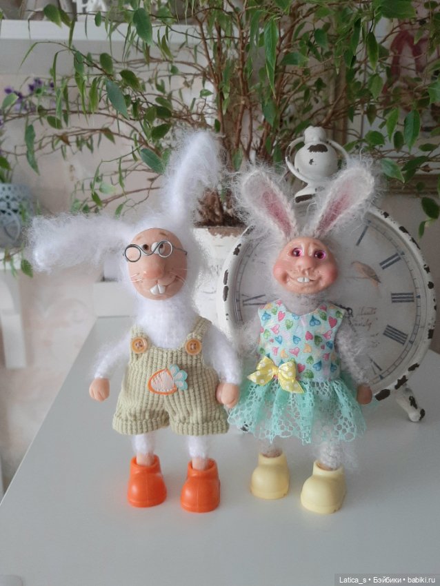 Зайка Нюрка — Авторские игрушки (фото 7)