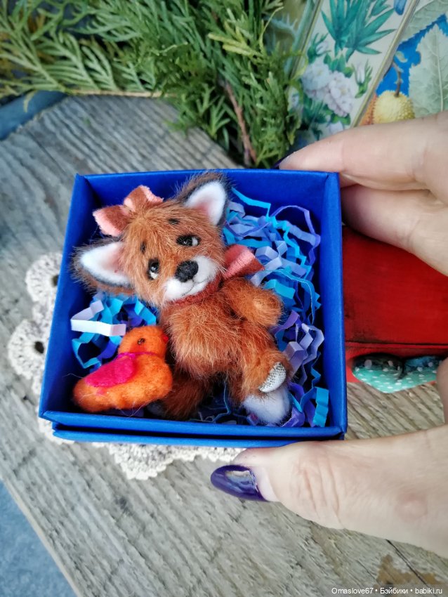 Мини лисик девочка с цыпой (фото 5)