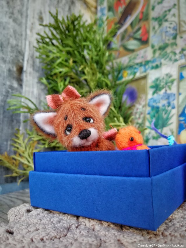 Мини лисик девочка с цыпой (фото 8)