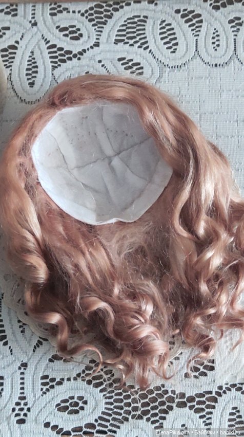 Парик для антикварной куклы (фото 6)