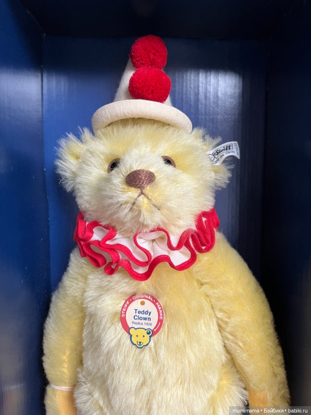Мишка Steiff «Teddy-Clown» 1926 года — лимитированная реплика, 9159/10000 (фото 4)