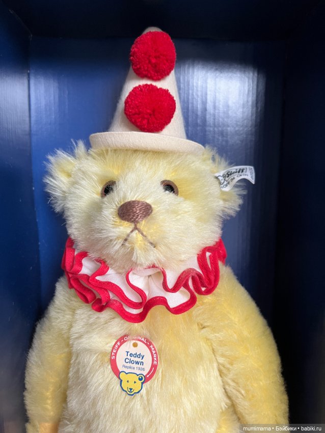 Мишка Steiff «Teddy-Clown» 1926 года — лимитированная реплика, 9159/10000 (фото 7)