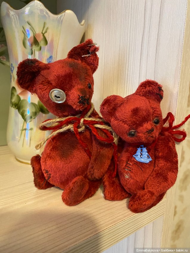 Пара Вишнёвых Медведей🍓 — Авторские игрушки (фото 7)