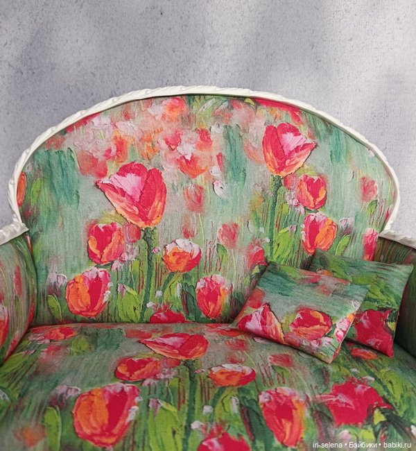 Диван "Тюльпаны". Куклам от 28 до 35 см (фото 4)