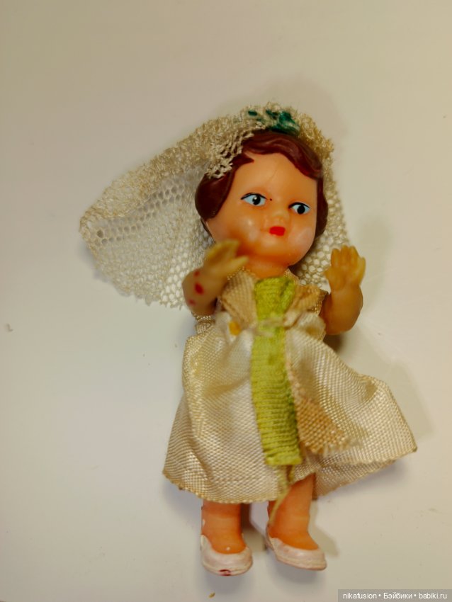 Пупсик ГДР АРИ невеста — Винтажные куклы и игрушки детства (фото 5)