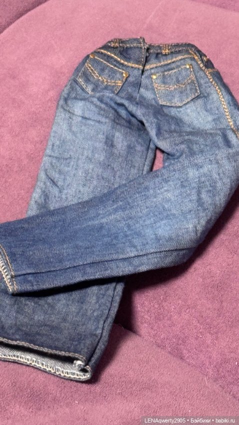 Джинсы для кукол Рожневой подростки (фото 3)