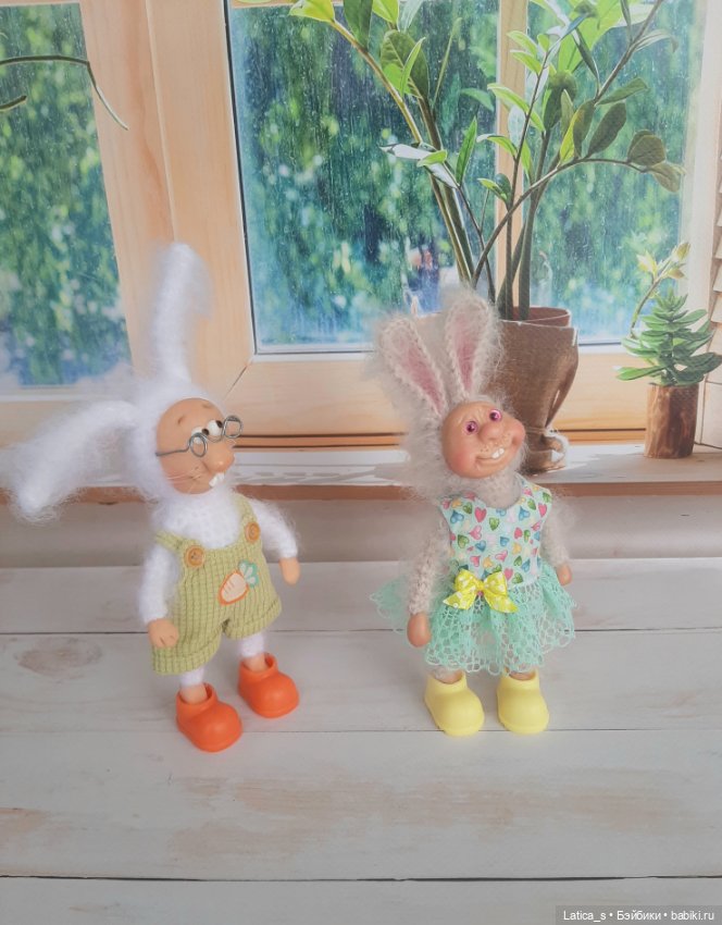 Зайка Нюрка — Авторские игрушки (фото 5)