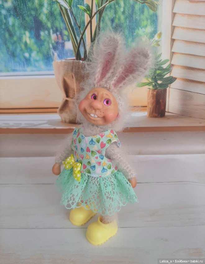 Зайка Нюрка — Авторские игрушки