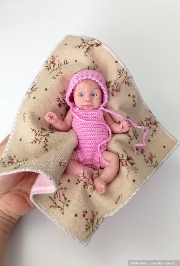 Силиконовый пупсик 11,5 см