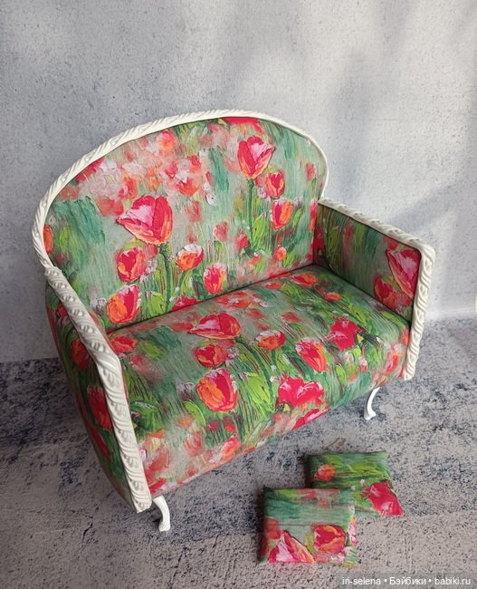 Диван "Тюльпаны". Куклам от 28 до 35 см (фото 7)