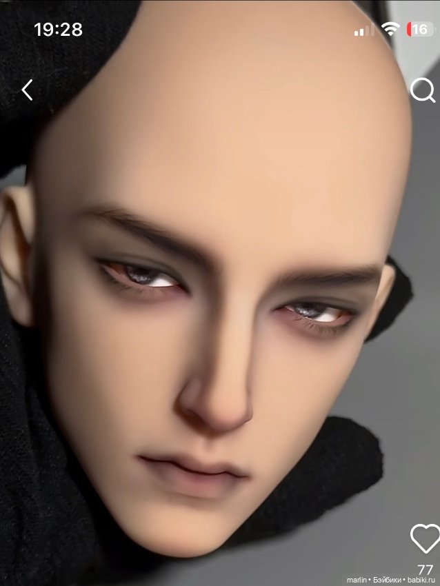 Голова Mori9 Luke — Части кукол BJD (фото 3)