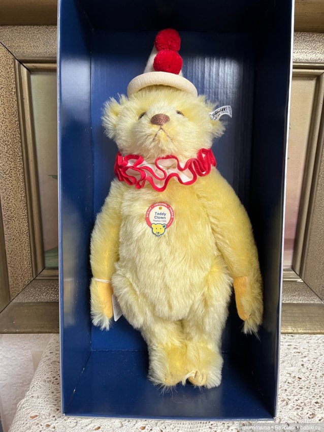 Мишка Steiff «Teddy-Clown» 1926 года — лимитированная реплика, 9159/10000 (фото 3)