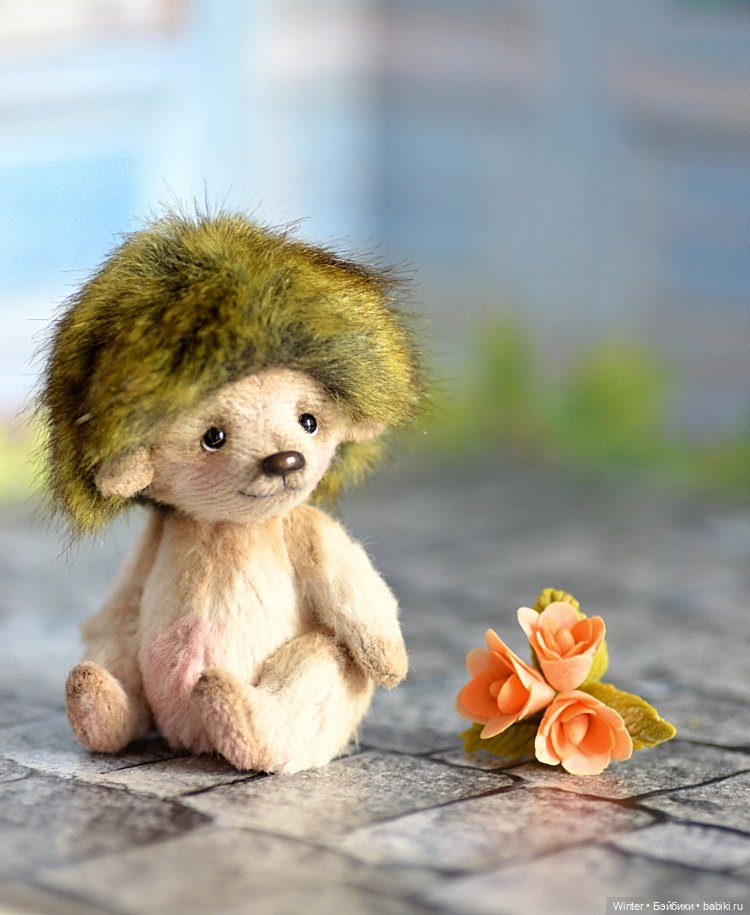 Весенняя Ежулька Модница — Авторские игрушки (фото 7)