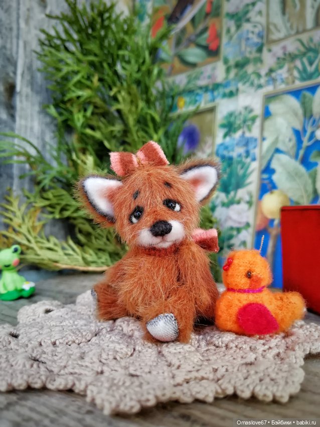 Мини лисик девочка с цыпой (фото 7)