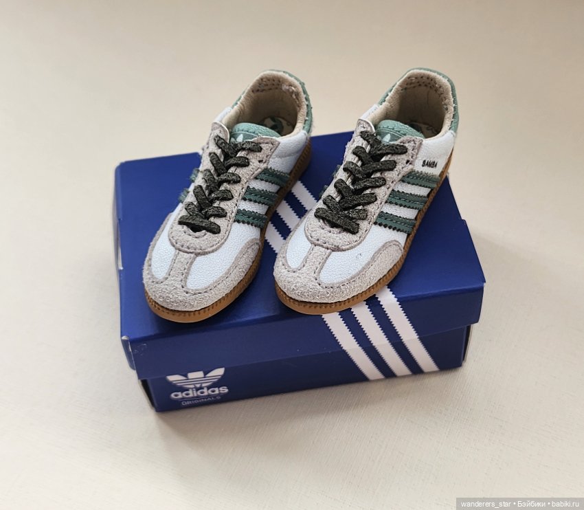 Кроссовки Adidas Samba — Обувь для кукол (фото 3)