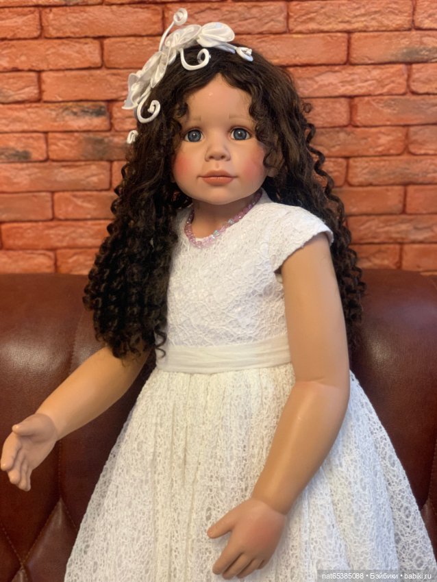 Большая коллекционная кукла (фото 5)