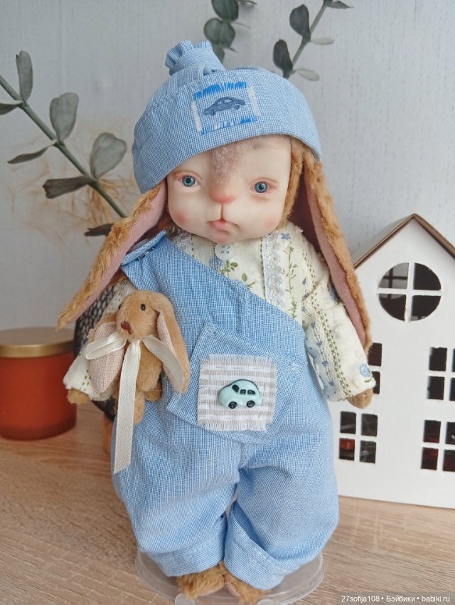 Маленький зайчик 💕 — Авторские игрушки