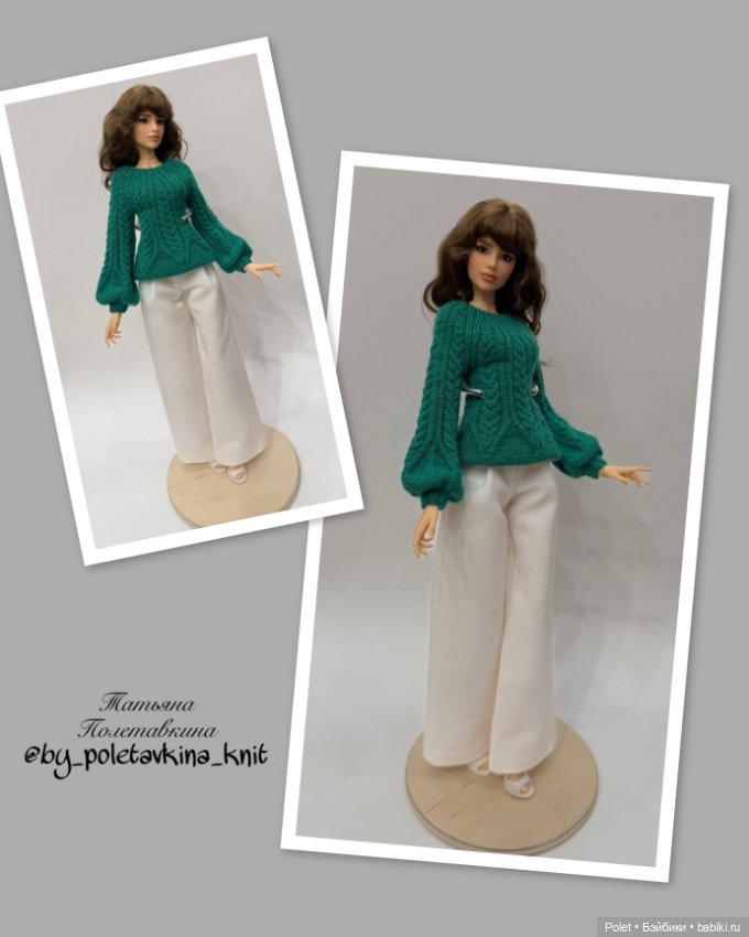 Свитер в формате 1/6 — Одежда для BJD (фото 4)