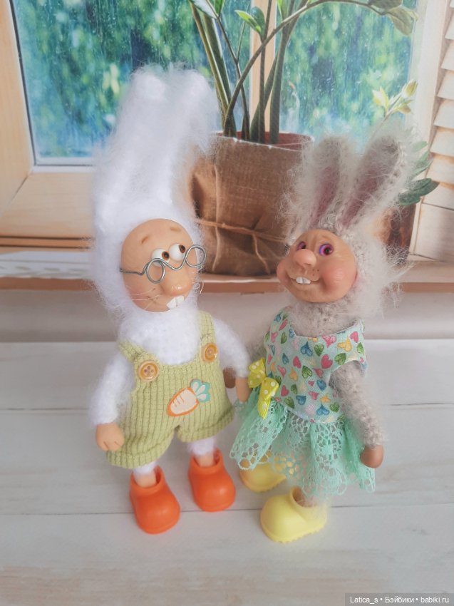 Зайка Нюрка — Авторские игрушки (фото 4)