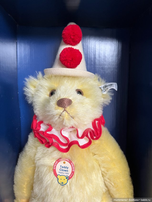 Мишка Steiff «Teddy-Clown» 1926 года — лимитированная реплика, 9159/10000 (фото 6)