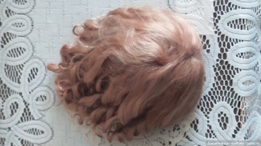 Парик для антикварной куклы (фото 5)