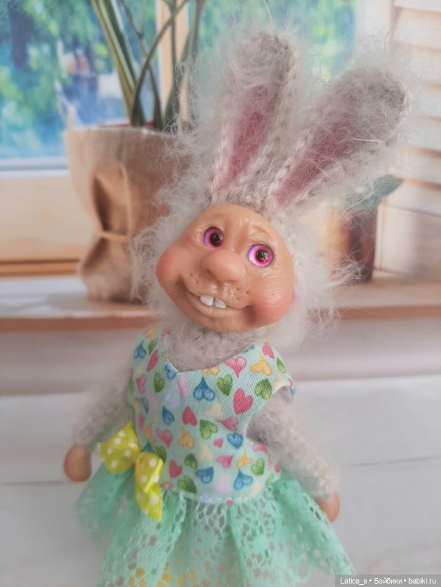 Зайка Нюрка — Авторские игрушки (фото 2)