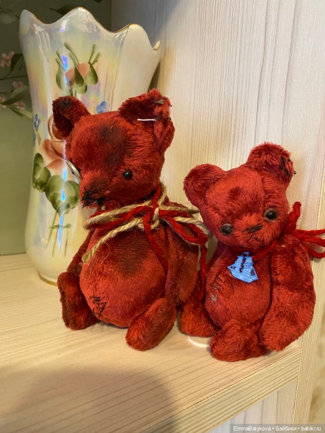 Пара Вишнёвых Медведей🍓 — Авторские игрушки (фото 3)