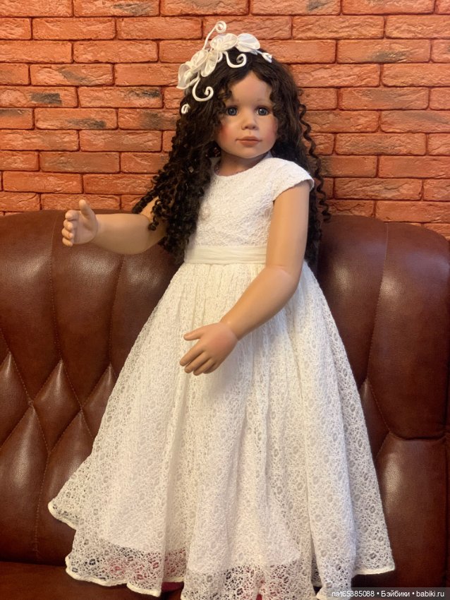 Большая коллекционная кукла (фото 7)