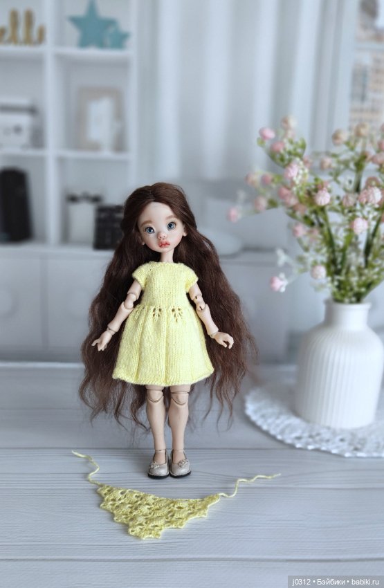 Платье и косынка для Алёнки и Жу (фото 3)