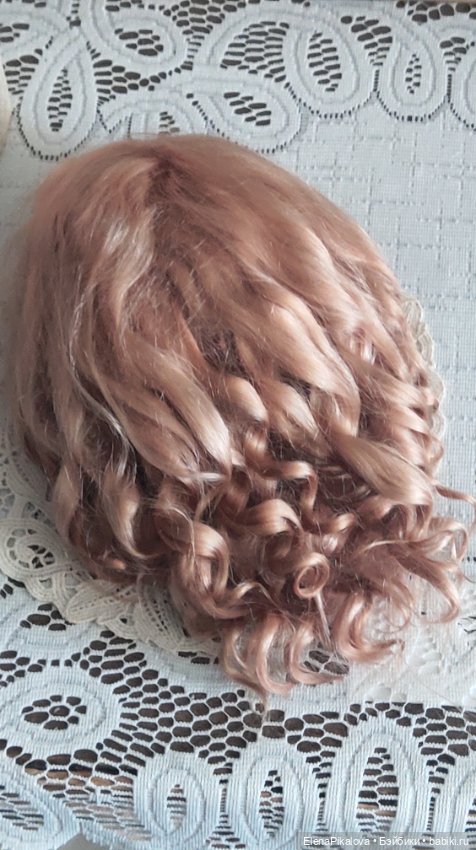 Парик для антикварной куклы (фото 4)