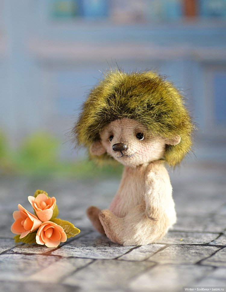 Весенняя Ежулька Модница — Авторские игрушки (фото 8)