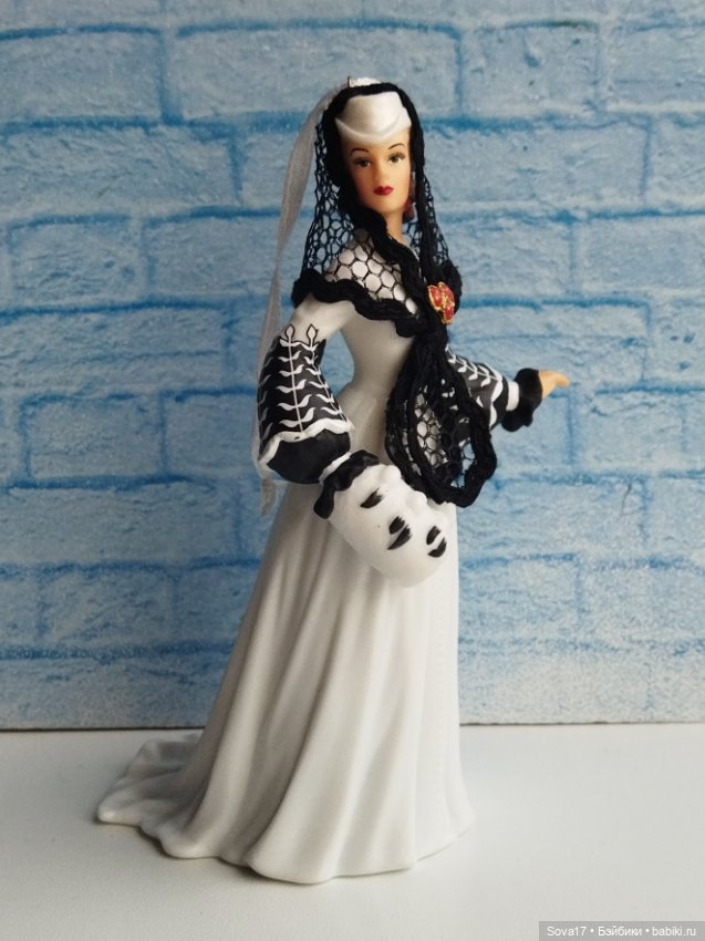 Ёлочные игрушки/фигурки Унесённые Ветром, Скарлетт (фото 2)