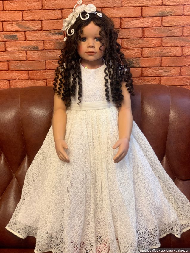 Большая коллекционная кукла (фото 3)