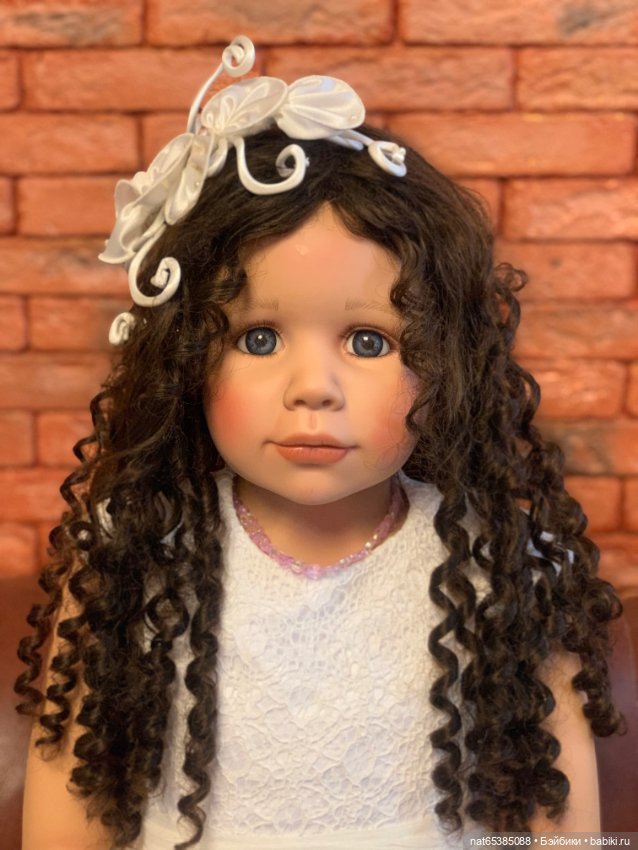 Большая коллекционная кукла (фото 4)