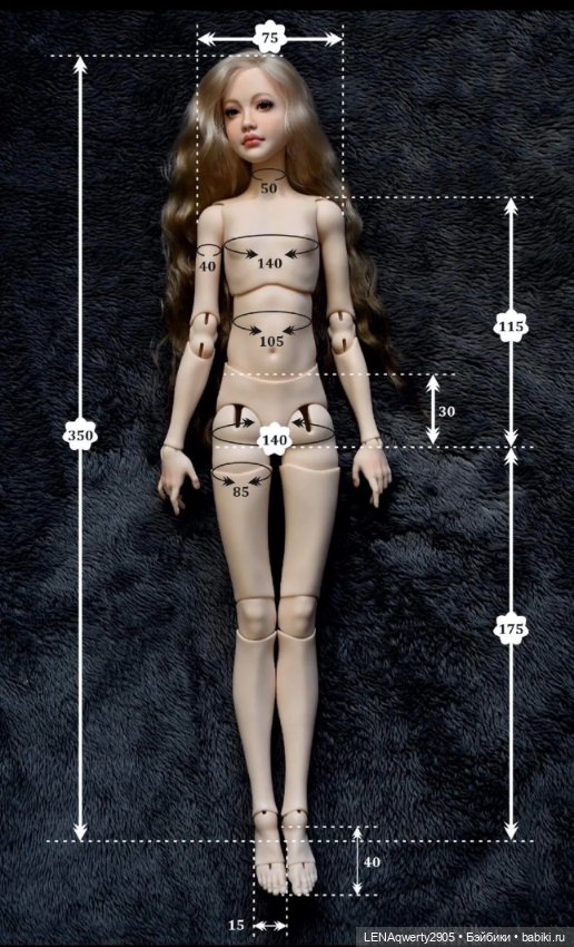 Джинсы для кукол Рожневой подростки (фото 4)