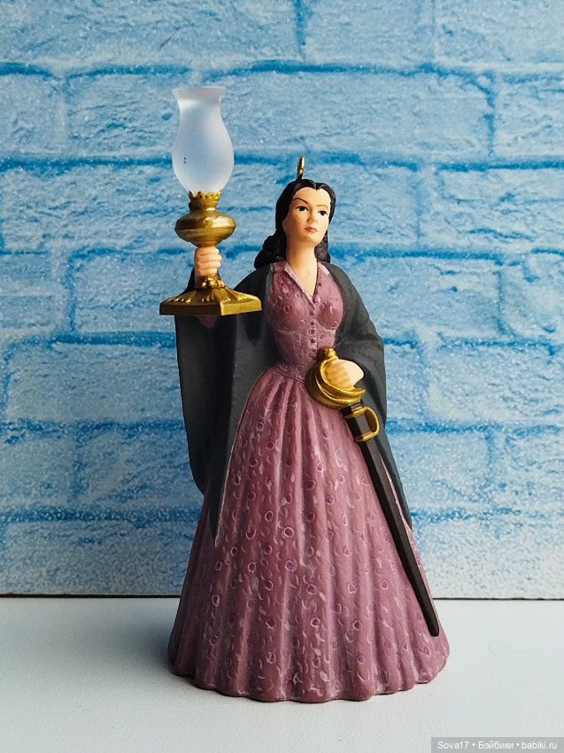 Ёлочные игрушки/фигурки Унесённые Ветром, Скарлетт (фото 3)