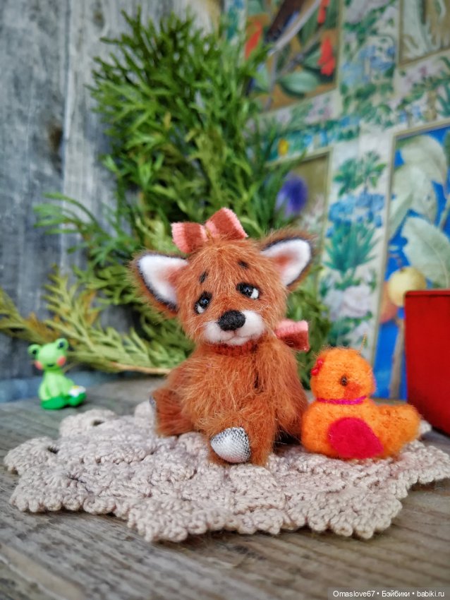 Мини лисик девочка с цыпой (фото 9)