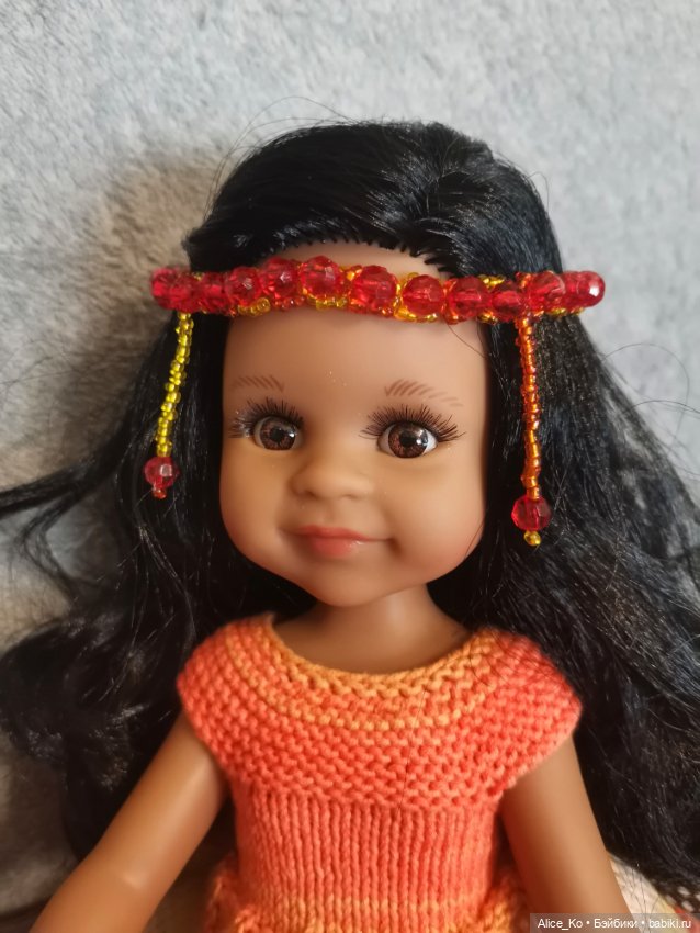 Ободок "Огонёк" — Украшения и очки для кукол