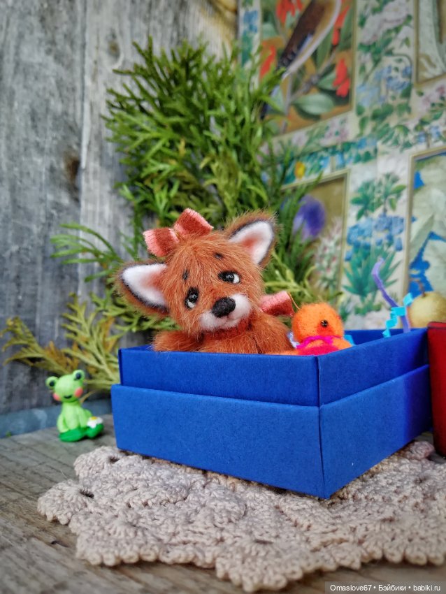 Мини лисик девочка с цыпой (фото 4)