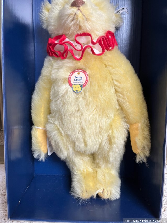 Мишка Steiff «Teddy-Clown» 1926 года — лимитированная реплика, 9159/10000 (фото 2)