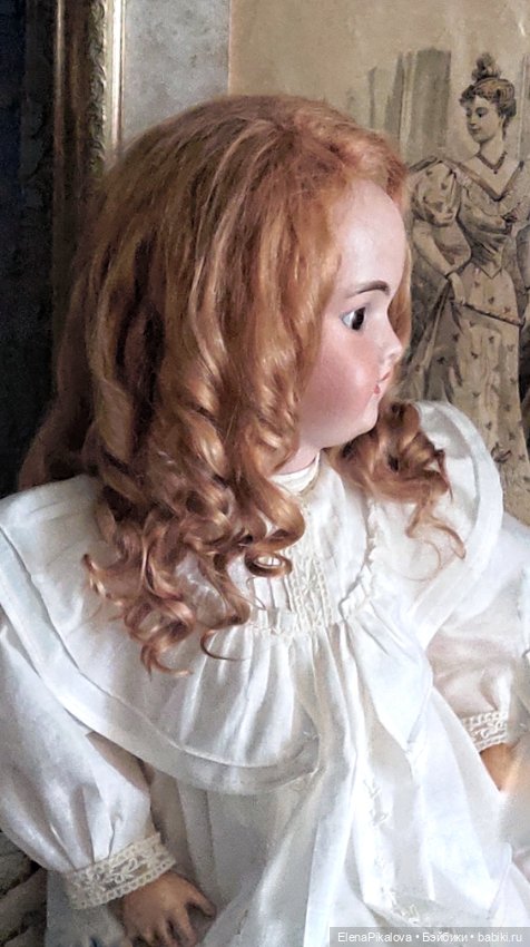 Парик для антикварной куклы (фото 2)