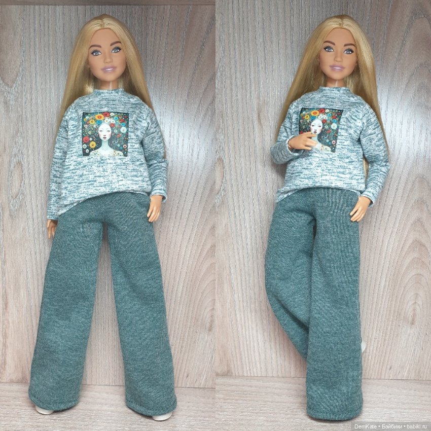 Комплект на Барби пышку — Одежда для кукол